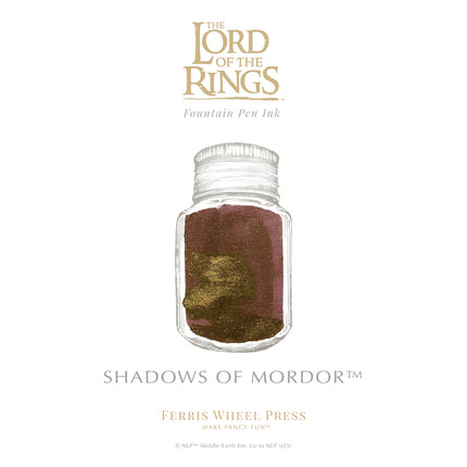 Ferris Wheel Press Fountain Pen Ink - Lord of the Rings - Shadows of Mordor 10ml