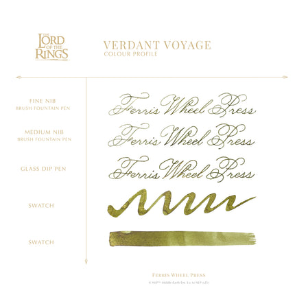 Ferris Wheel Press Bijou Fountain Pen & Ink Set - Lord of the Rings Ringbearer