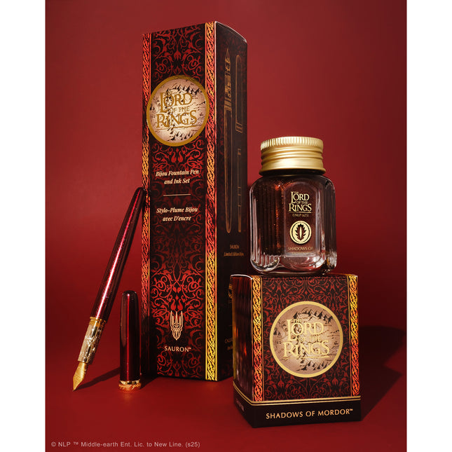 Ferris Wheel Press Bijou Fountain Pen & Ink Set - Lord of the Rings Sauron
