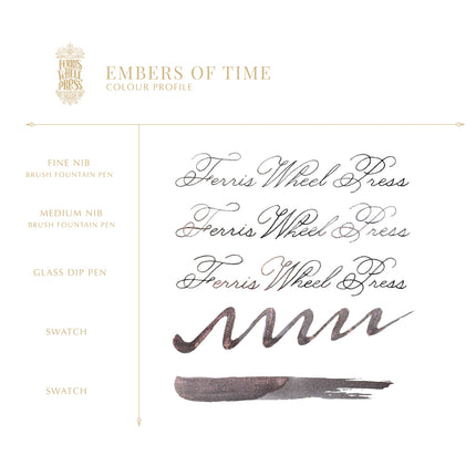Ferris Wheel Press Fountain Pen Ink - Embers of Time