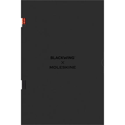 Moleskine Blackwing X MSK Set - 2 Soft Pencils + 2 Plain Large Cahier
