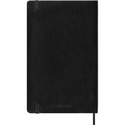 Moleskine Diary 18 month-  Weekly + Notes - Soft Cover - Large Black 2026/27