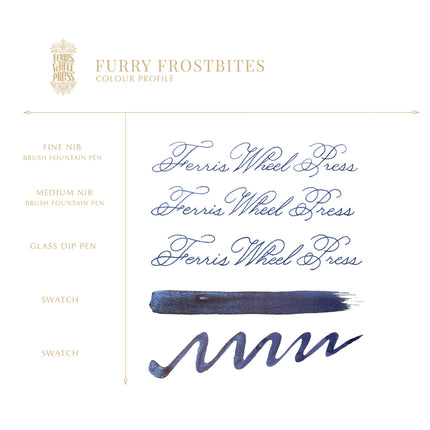 Ferris Wheel Press Fountain Pen Ink Ferritales - Furry Frostbites