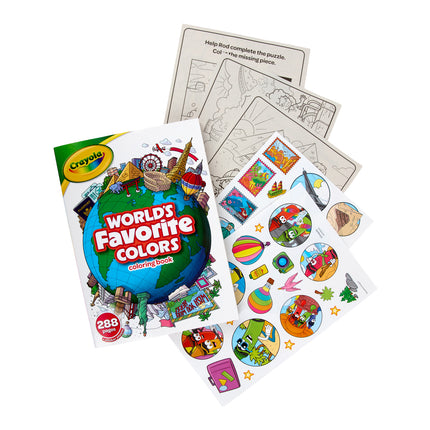 Crayola Worlds Favourite Colours - Massive Colouring Book