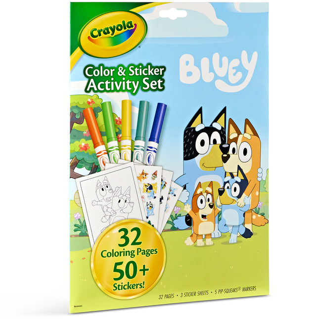 Crayola Colour & Sticker Activity Set - Bluey