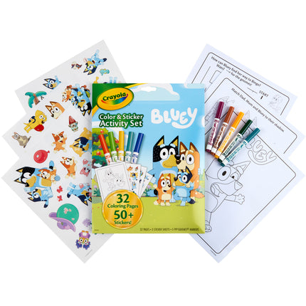 Crayola Colour & Sticker Activity Set - Bluey