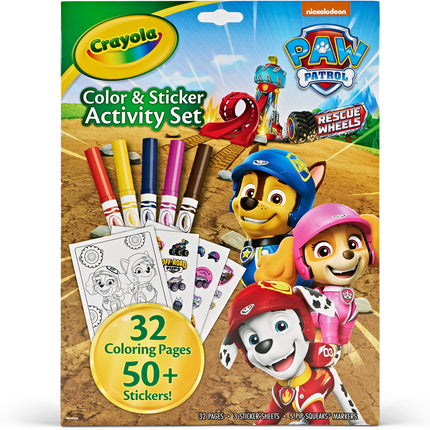 Crayola Colour & Sticker Activity Set - Paw Patrol