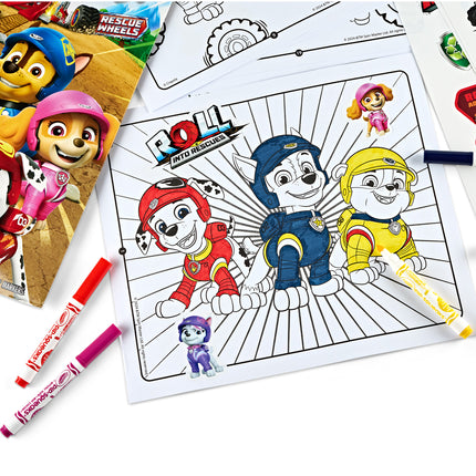 Crayola Colour & Sticker Activity Set - Paw Patrol