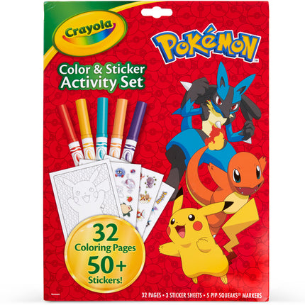 Crayola Colour & Sticker Activity Set Pokemon