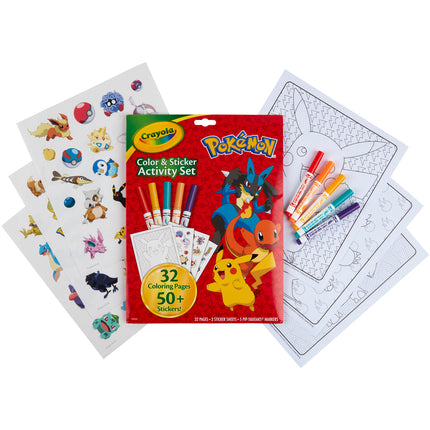 Crayola Colour & Sticker Activity Set Pokemon