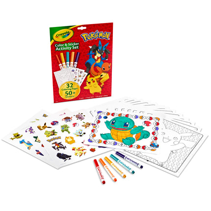 Crayola Colour & Sticker Activity Set Pokemon