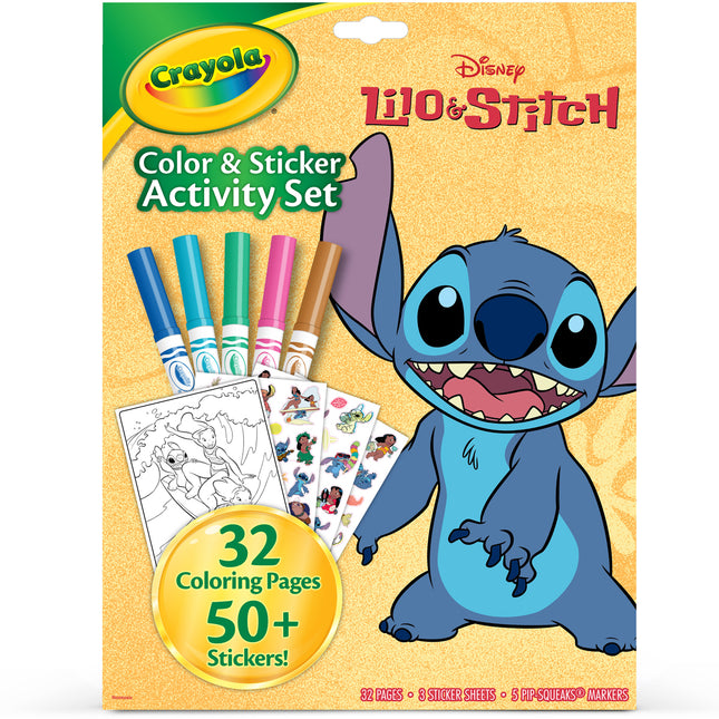 Crayola Colour & Sticker Activity Set Lilo & Stitch