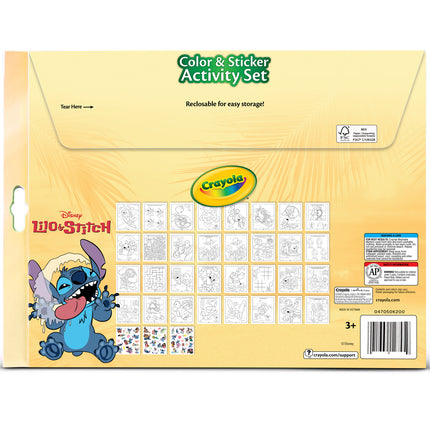 Crayola Colour & Sticker Activity Set Lilo & Stitch