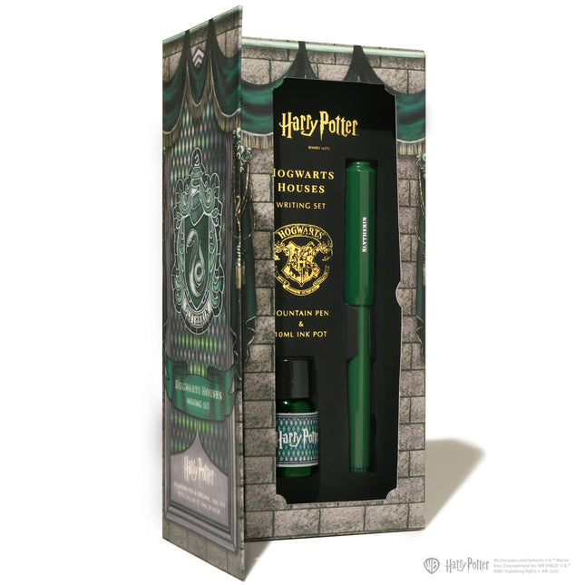 Ferris Wheel Press Carousel Fountain Pen and Ink Set - Harry Potter Houses of Hogwarts Slytherin
