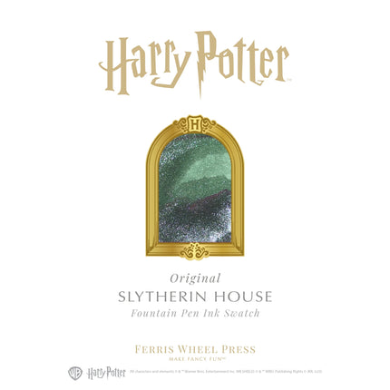 Ferris Wheel Press Carousel Fountain Pen and Ink Set - Harry Potter Houses of Hogwarts Slytherin