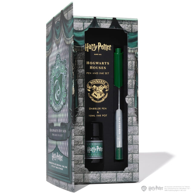 Ferris Wheel Press Dabbler Pen and Ink Set - Harry Potter Houses of Hogwarts Slytherin