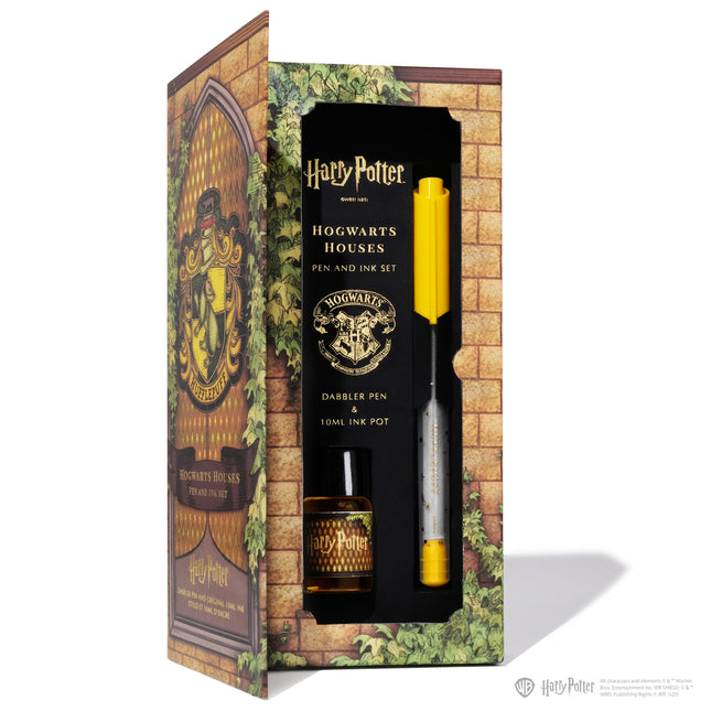 Ferris Wheel Press Dabbler Pen and Ink Set - Harry Potter Houses of Hogwarts Hufflepuff