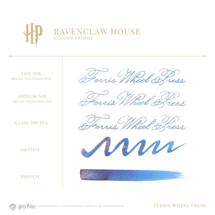 Ferris Wheel Press Fountain Pen Ink - Harry Potter Ravenclaw House 38ml