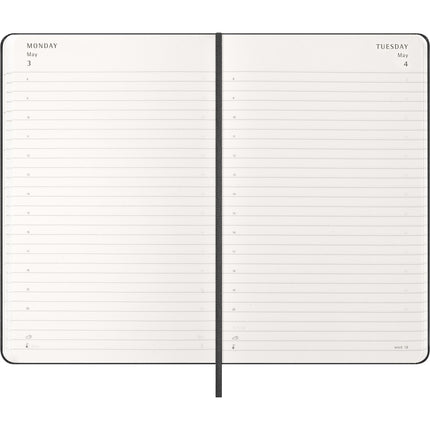 Moleskine Diary 12 Month - Daily - Hard Cover - Large Black 2027