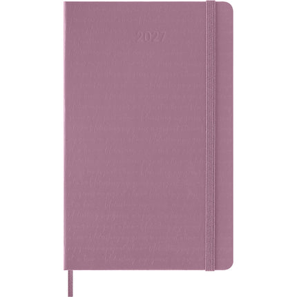 Moleskine Diary 12 Month - Daily - Hard Cover - Large Majestic Pink 2027