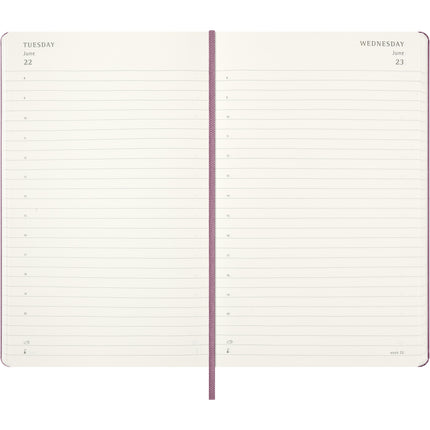 Moleskine Diary 12 Month - Daily - Hard Cover - Large Majestic Pink 2027
