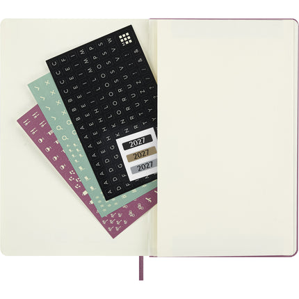 Moleskine Diary 12 Month - Daily - Hard Cover - Large Majestic Pink 2027