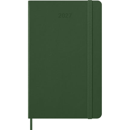 Moleskine Diary 12 Month - Daily - Hard Cover - Large Myrtle Green 2027