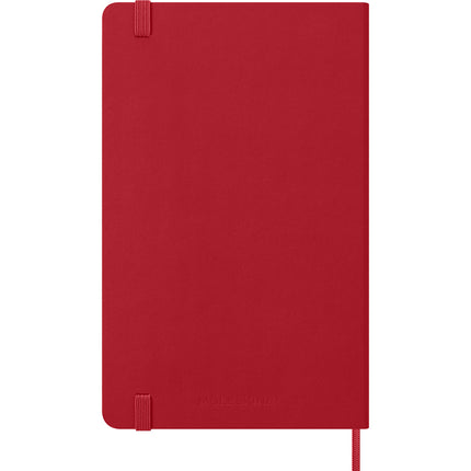 Moleskine Diary 12 Month - Daily - Hard Cover - Large Scarlet Red 2027