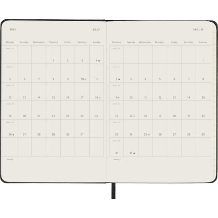 Moleskine Diary 12 Month - Daily - Hard Cover - Pocket Black 2027
