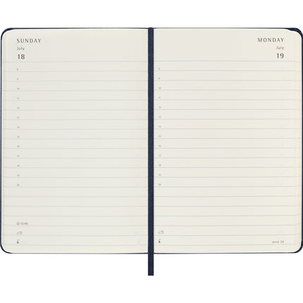 Moleskine Diary 12 Month - Daily - Hard Cover - Pocket Sapphire Blue 2027