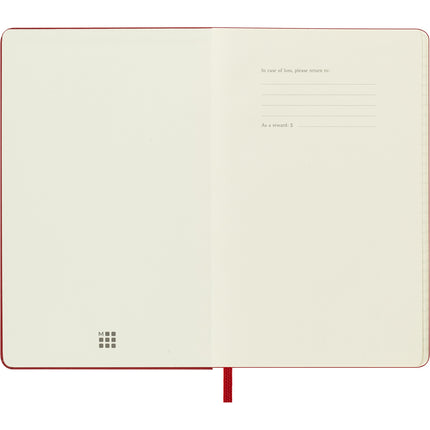 Moleskine Diary 12 Month - Daily - Hard Cover - Pocket Scarlet Red 2027