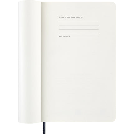 Moleskine Diary 12 Month - Daily - Soft Cover - Large Sapphire Blue 2027