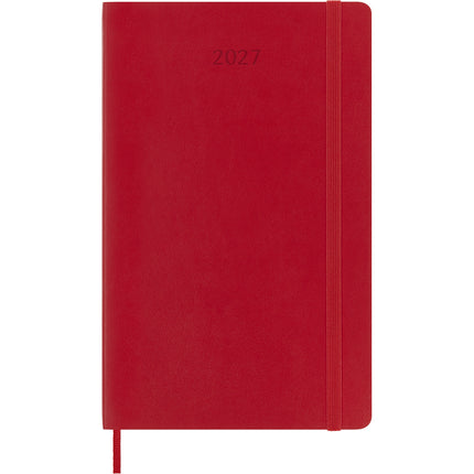 Moleskine Diary 12 Month - Weekly + Notes - Soft Cover - Large Scarlet Red 2027