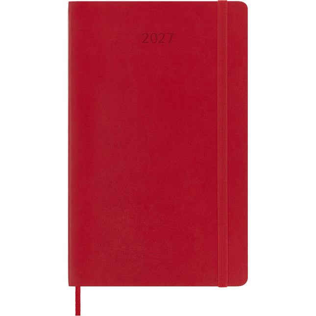 Moleskine Diary 12 Month - Weekly + Notes - Soft Cover - Large Scarlet Red 2027