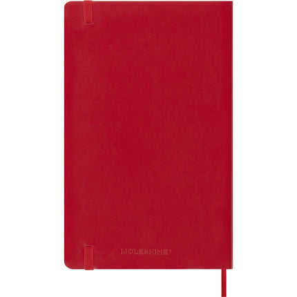 Moleskine Diary 12 Month - Daily - Soft Cover - Large Scarlet Red 2027