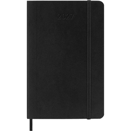 Moleskine Diary 12 Month - Daily - Soft Cover - Pocket Black 2027