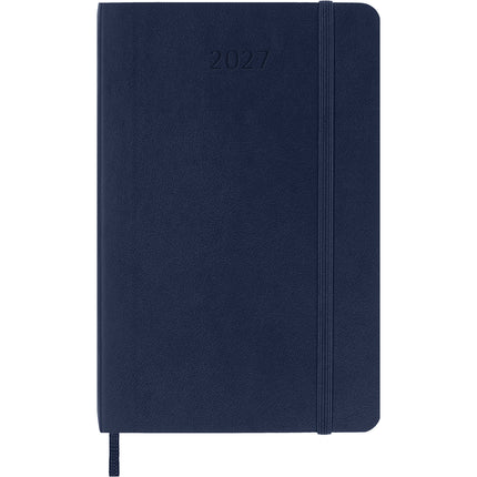 Moleskine Diary 12 Month - Daily - Soft Cover - Pocket Sapphire Blue 2027