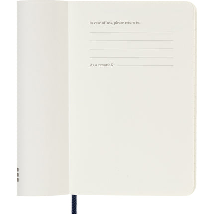 Moleskine Diary 12 Month - Daily - Soft Cover - Pocket Sapphire Blue 2027