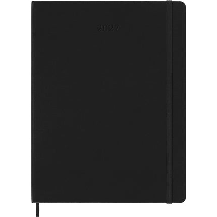 Moleskine Diary 12 Month - Professional Weekly Vertical - Hard Cover - XL Black 2027