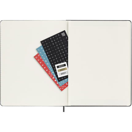 Moleskine Diary 12 Month - Professional Weekly Vertical - Hard Cover - XL Black 2027