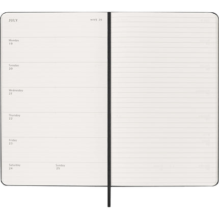 Moleskine Diary 12 Month - Weekly + Notes - Hard Cover - Large Black 2027