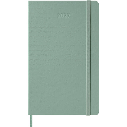 Moleskine Diary 12 Month - Weekly + Notes - Hard Cover - Large Sage Green 2027
