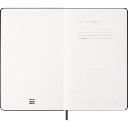 Moleskine Diary 12 Month - Weekly + Notes - Hard Cover - Large Sapphire Blue 2027