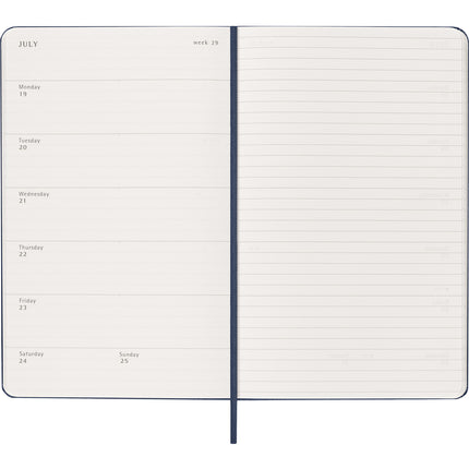 Moleskine Diary 12 Month - Weekly + Notes - Hard Cover - Large Sapphire Blue 2027