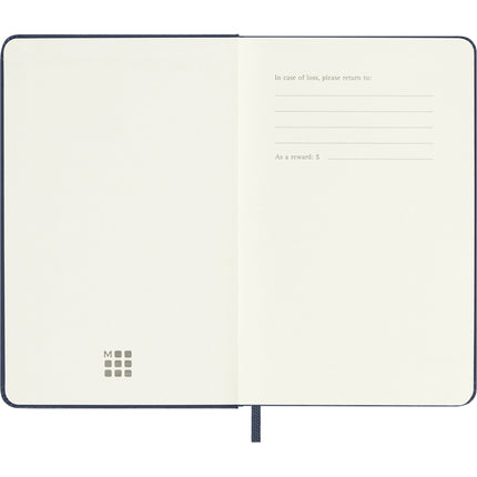 Moleskine Diary 12 Month - Weekly + Notes - Hard Cover - Pocket Sapphire Blue 2027
