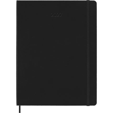 Moleskine Diary 12 Month - Weekly + Notes - Hard Cover - XL Black 2027