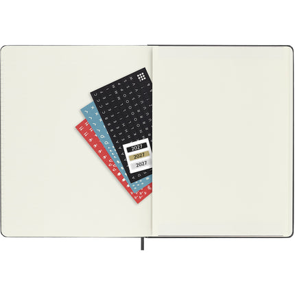 Moleskine Diary 12 Month - Weekly + Notes - Hard Cover - XL Black 2027