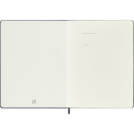 Moleskine Diary 12 Month - Weekly + Notes - Hard Cover - XL Sapphire Blue 2027