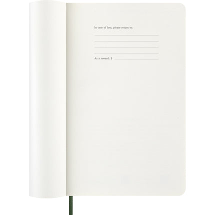 Moleskine Diary 12 Month - Weekly + Notes - Soft Cover - Large Myrtle Green 2027