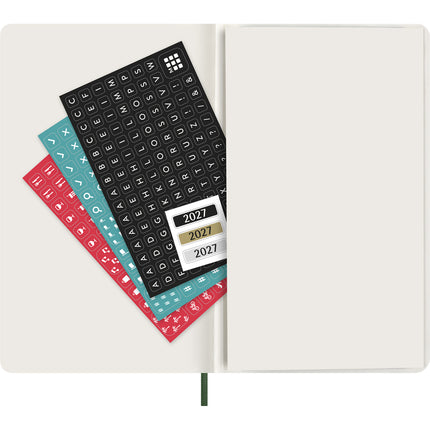 Moleskine Diary 12 Month - Weekly + Notes - Soft Cover - Large Myrtle Green 2027
